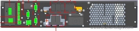 Liebert ITA2 5kVA/5kWatts P/N 01202670 - rear